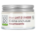 Crème Onctueuse Nourrissante "Mon Lait d'Ânesse" — SO'BiO étic (50 ml)